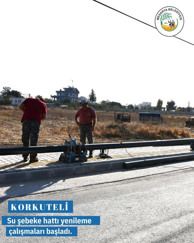 KORKUTELİ&#039;NDE ALTYAPI ÇALIŞMALARI DEVAM EDİYOR.