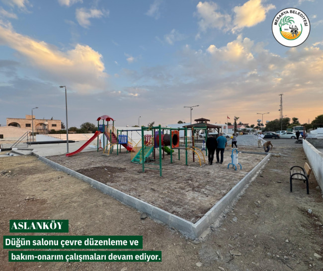 ASLANKÖY’DE ÇALIŞMALAR DEVAM EDİYOR.