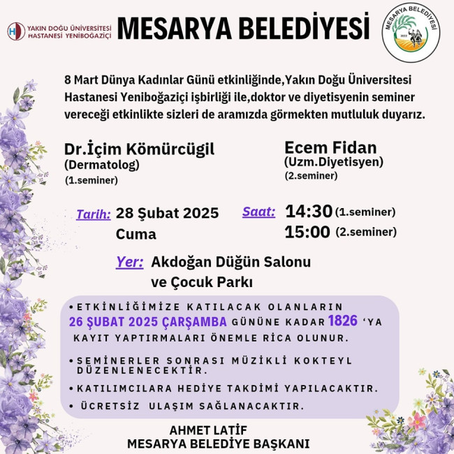 8 MART KADINLAR GÜNÜ ETKİNLİĞİ