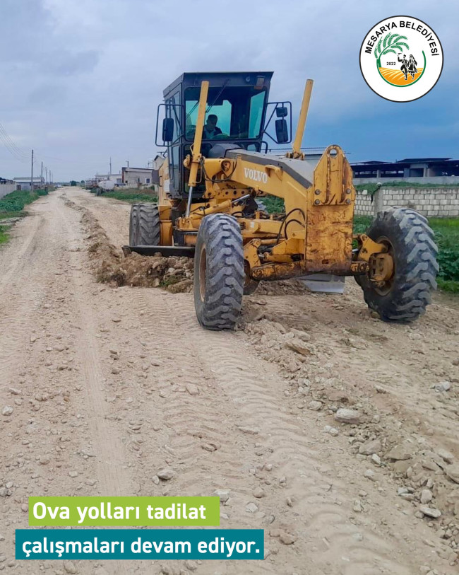 BANKET DOLDURMA VE OVA YOLLARI TADİLAT ÇALIŞMALARI DEVAM EDİYOR.