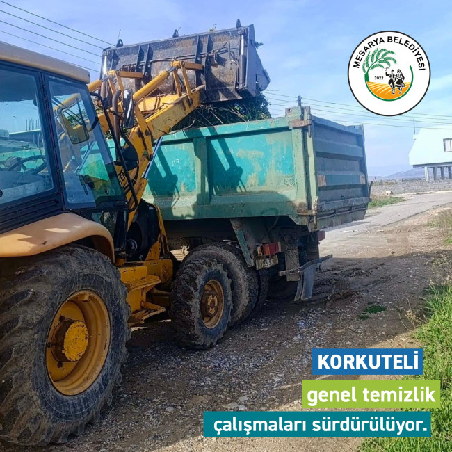 KORKUTELİ&#039;NDE GENEL TEMİZLİK ÇALIŞMALARI SÜRDÜRÜLÜYOR.